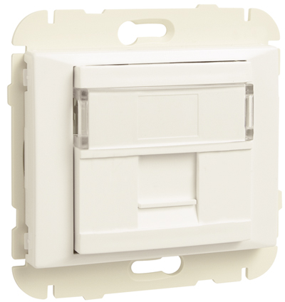 Cover Ring with Single Support for RJ45 Connectors