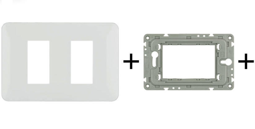 Dos Interruptores con Piloto de Señalización