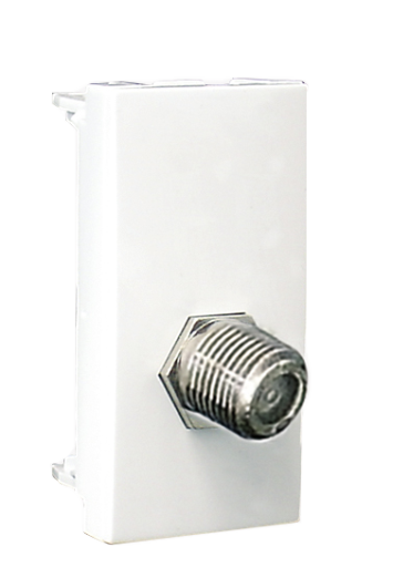 Module avec Connecteur Coaxial Type F - 1 Module