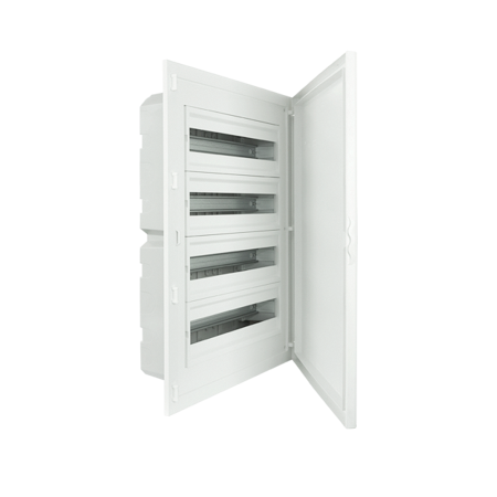 Cuadro de Distribución de Empotrar de Baja Profundidad Completo - 80 MÓDULOS (4×20)